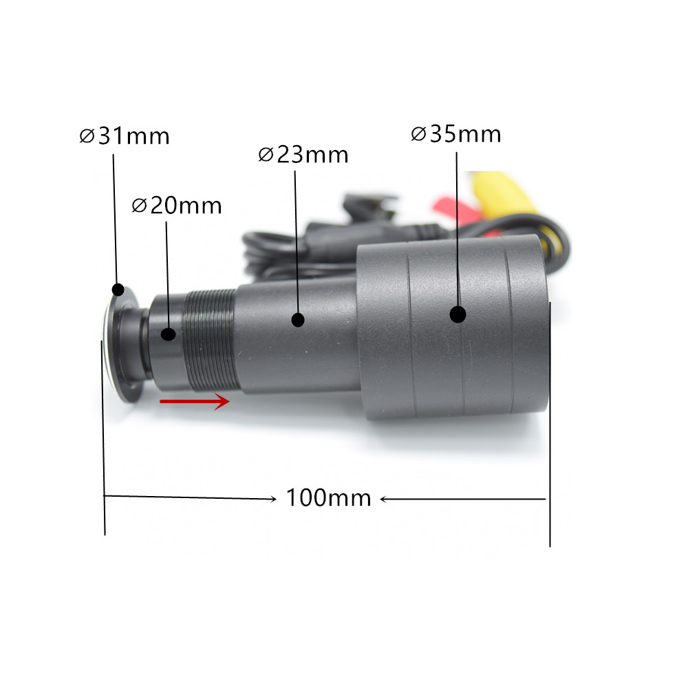 Audio Sony 700tvl CCD CCTV Miniature Mini ccd Camera 2.1 1.78mm wide-angle lens For Analog Dvr Cat eye door eye hole door camera