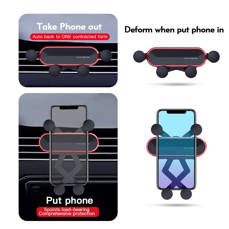 Custom High Quality Universal Air Vent Phone Holder Car Mobile Phone Holder