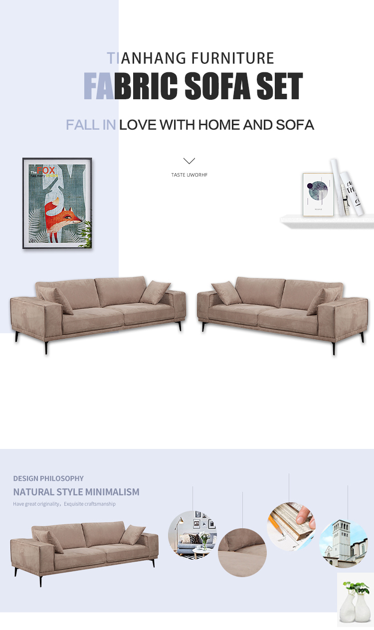 3 seater sofa set Hot sale Luxury living room sofa set  Modern home furniture