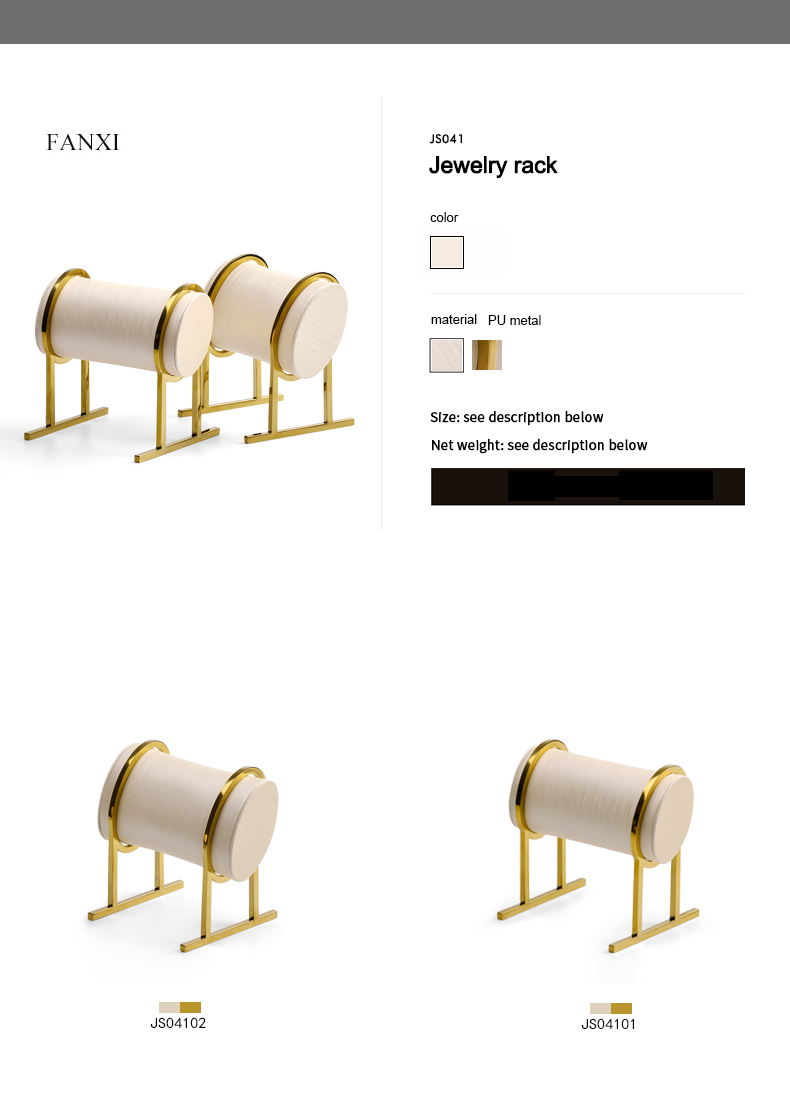 FANXI Wholesale new jewelry metal display set for watch bracelet bangle unique design jewelry mannequin jewelry display stand