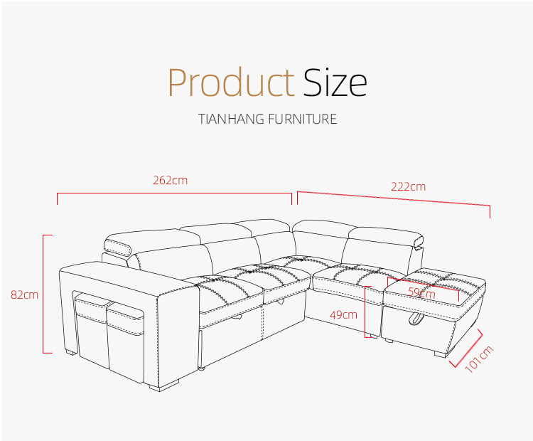 Foldable furniture sofa design modern style living room sofa comfortable fabric sofa set for home