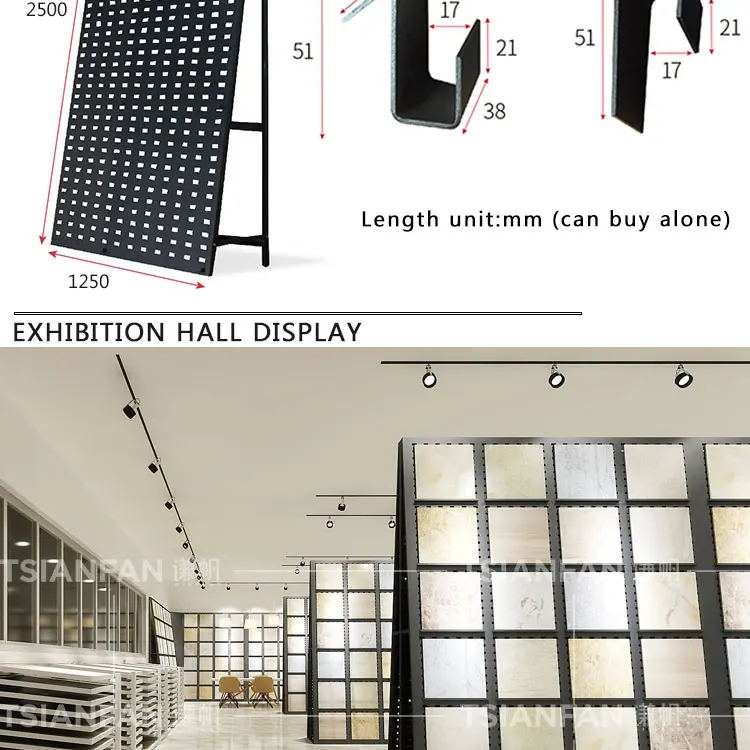 Metal Exhibition Stand Catalog Rack For Mdf Tile Tilehowroom Display Hole Board  Tiletand Showroom Ceramic Wooden Stand