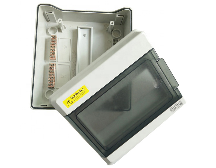 ABS Cover 6 Way Power Distribution Equipment Waterproof MCB Circuit Breaker Electrical Distribution Box