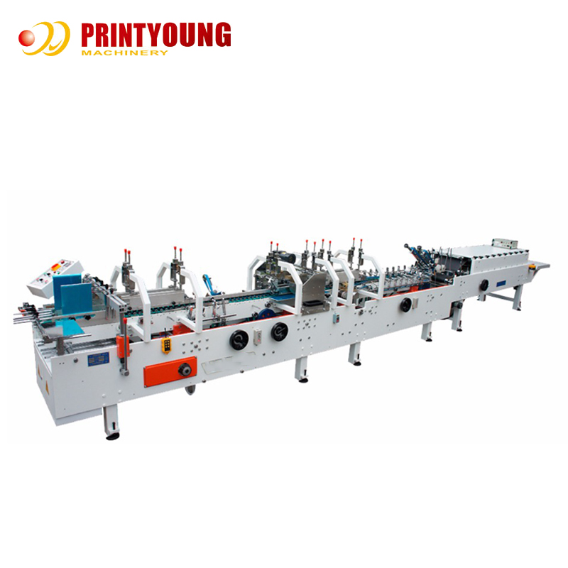Automatic Multifunctional Carton Folder Gluer Machine High Speed ZH-880G