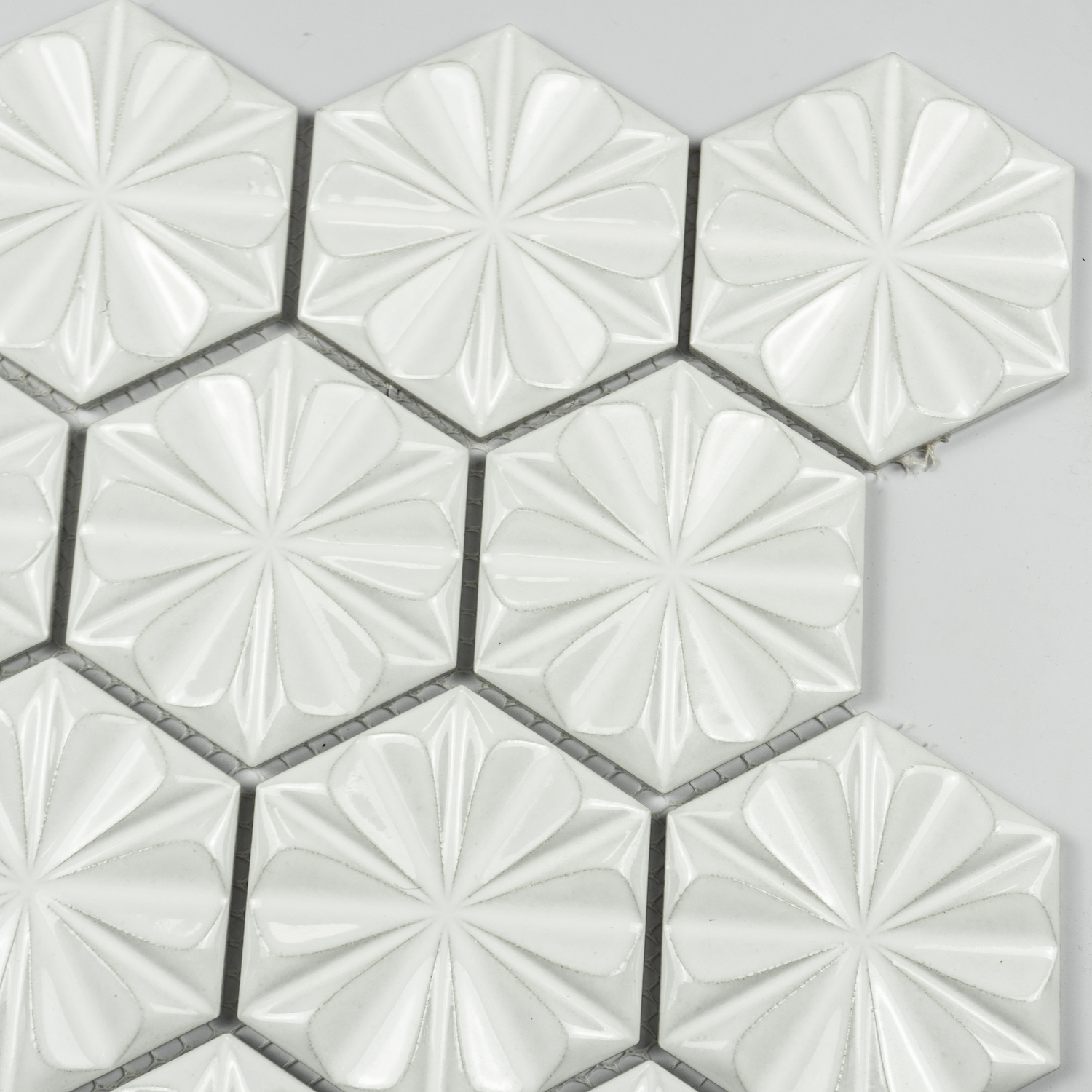 Hexagonal Mould 3D Wall Decoration Ceramic Mosaics Ceramic Floor and Wall Tiles