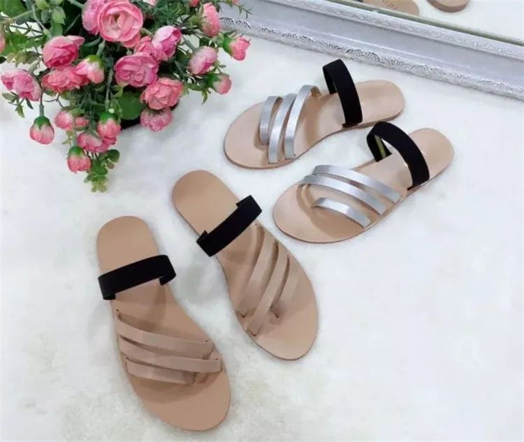 Summer Beach Rubber Slippers Sandals for women Ladies Slope Heels Sandals shoes