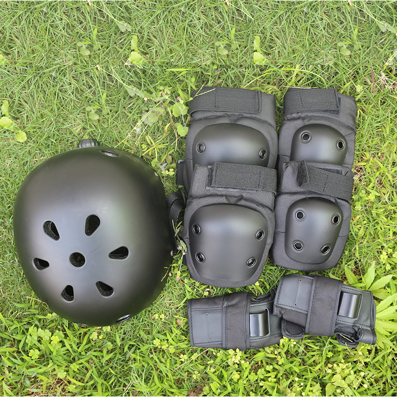 Adult Kids Electric Scooter Helmet Elbow Pads Knee Pads 7 Sets for Scooter