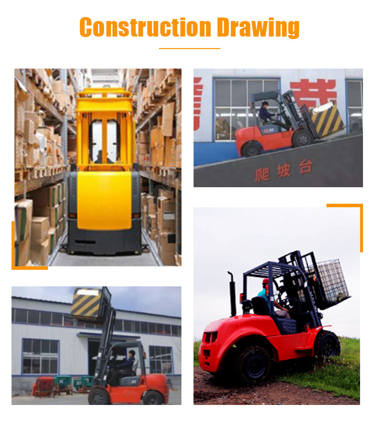 Shanding JDY15 1.5t warehouse crane off-road forklift