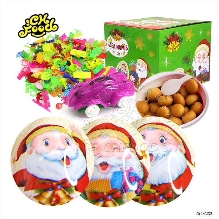 Christams Santa Claus Surprise Chocolate Egg Chocolate Jam With Biscuits