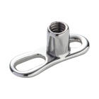 Threaded ends Dermal Body Piercing tops Jewelry Titanium Ti-6AL-4V-ELI ASTM F136