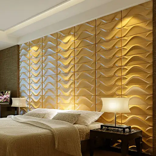 Home Decoration Simple PVC 3d Wall Panel