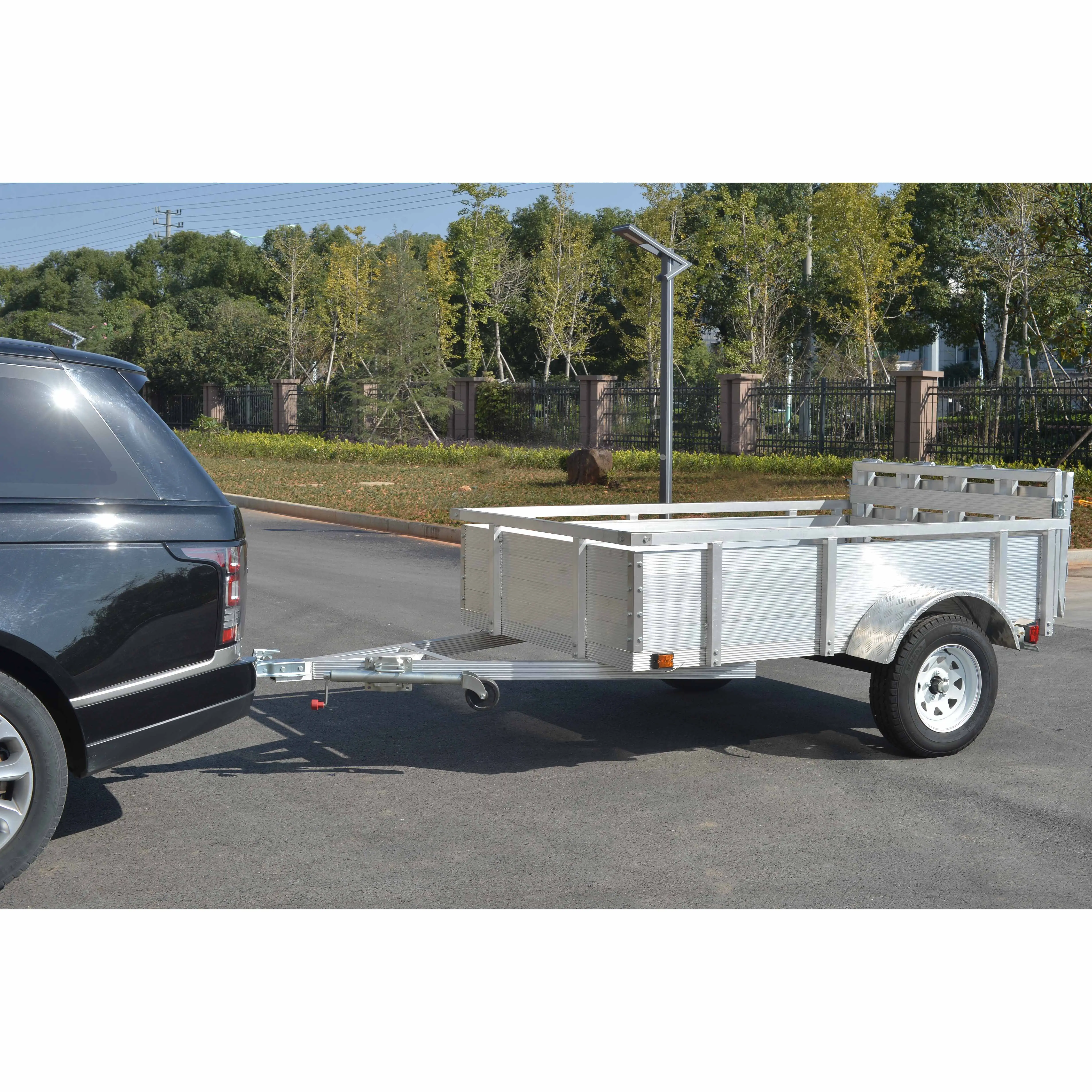 8x5 10x5 hot dipped galvanised small car trailer