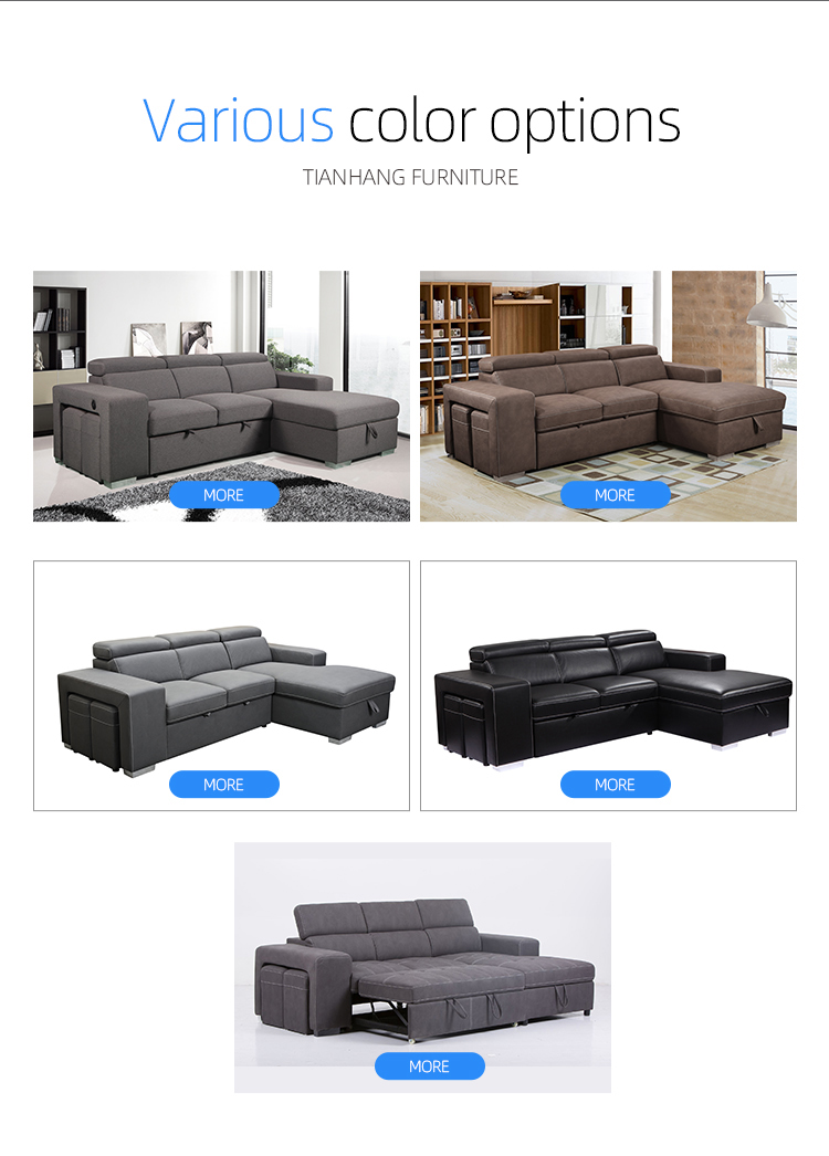 Hot Best selling sofa Living room sofa set Furniture fabric corner sofa bed with storage