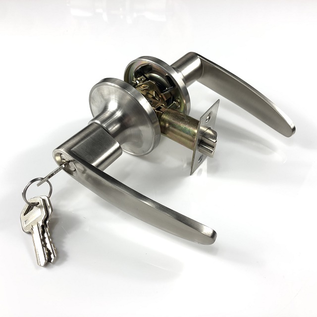 Zinc alloy tubular lever lock for advanced safety device locks
