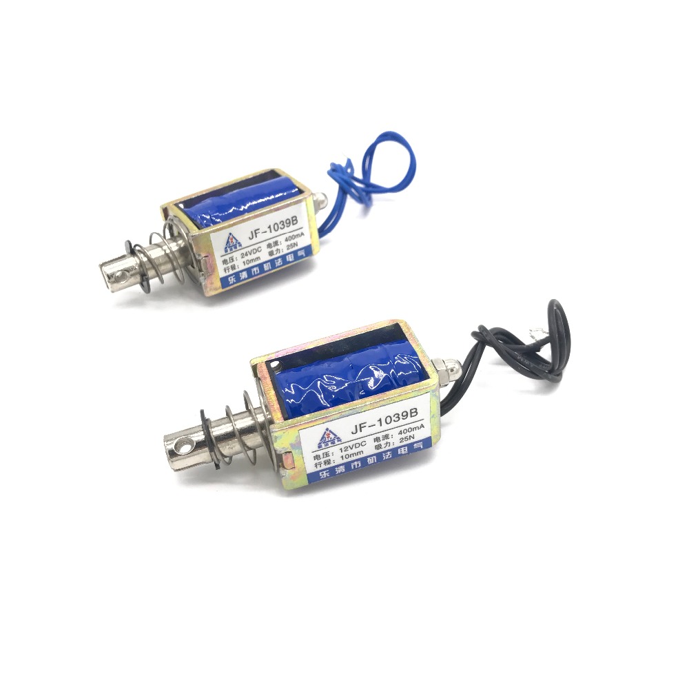 JF-1039B DC 24V Push-pull Open Frame Wet-Valve Solenoid