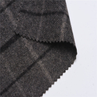 custom plaid blend Melton woolen yarn dyed tartan wool coating fabric wholesale stocklots