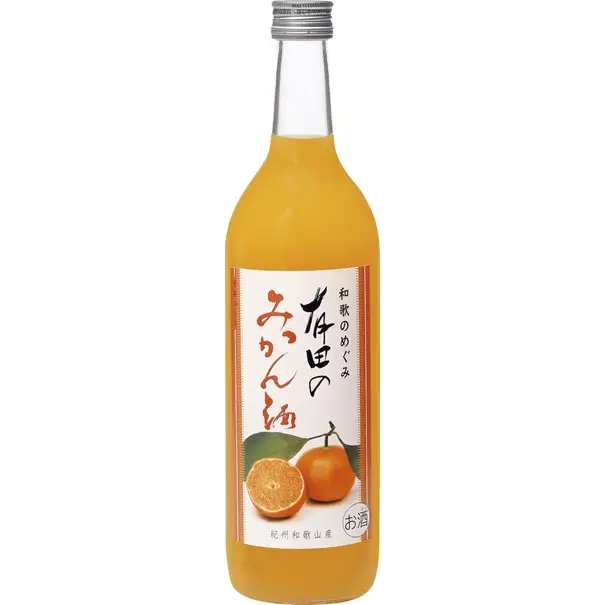 WAKANOMEGUMI ARIDA NO MIKAN SAKE "tangerine"Natural ingredients sweet taste of picnic orange labeling wine