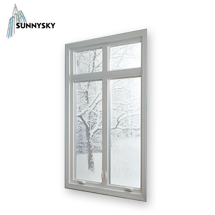 Elegant vinyl modify 3x4 UPVC casement exteriors window