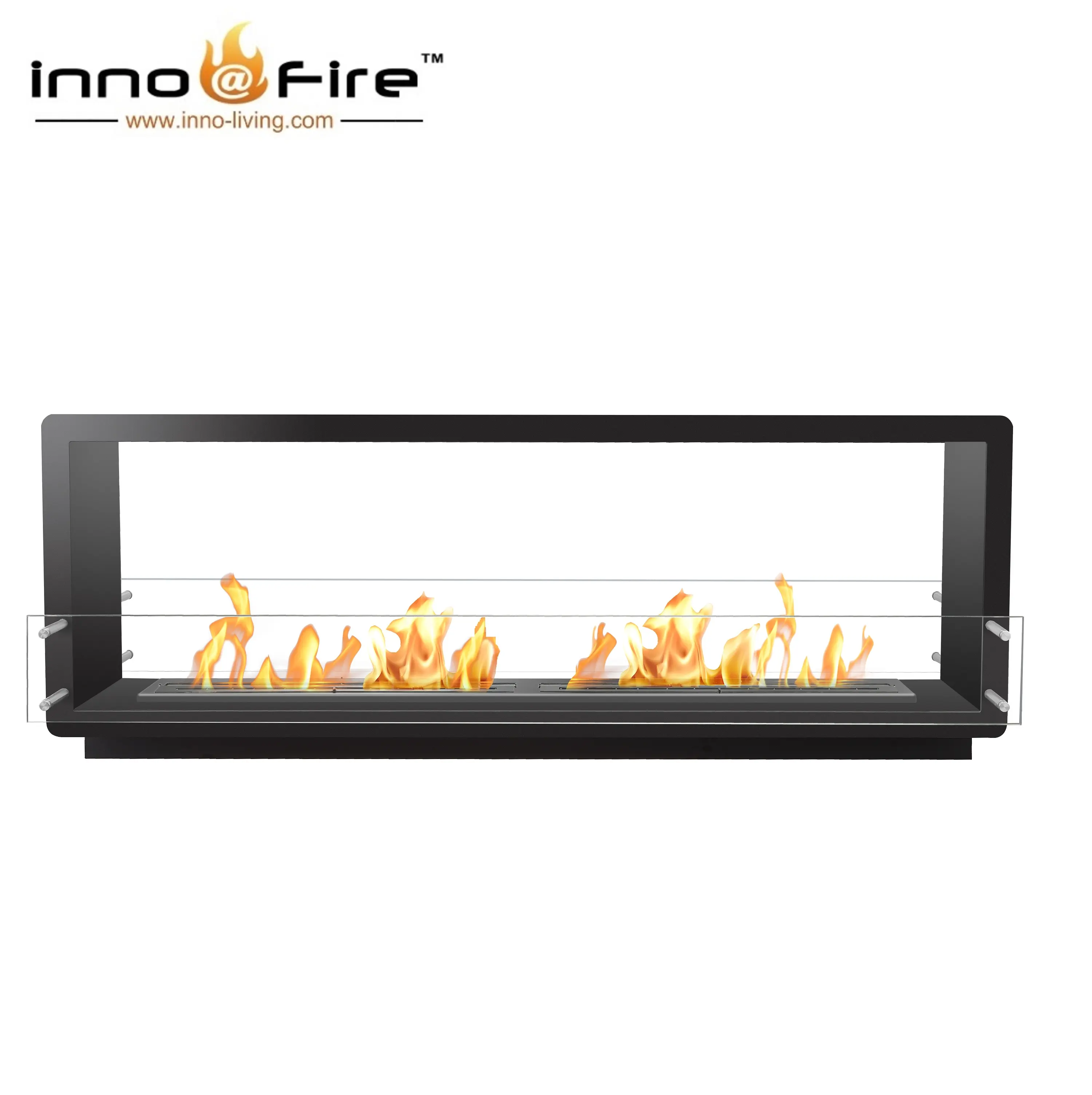 on sale double sided fireplace insert picture wall electric fireplaces
