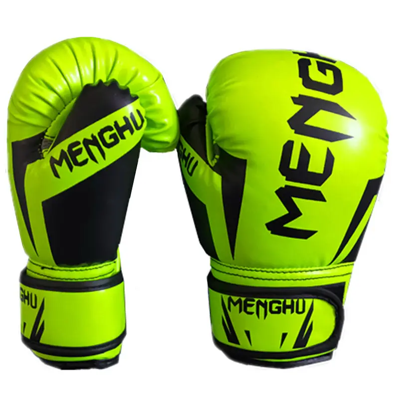 Горячая продажа, китайский завод, профессиональные тренировочные боксерские перчатки из ПУ кожи с логотипом на заказ