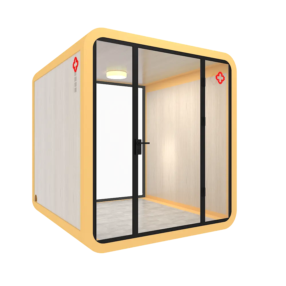 2020 CAYOE intensive-care pod within a shipping container