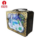 Hot Sale Handle Christmas Metal Box Packing box Gift box