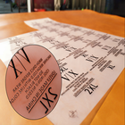 Cheap 3d printing fabric rubber reflective white heat transfer label