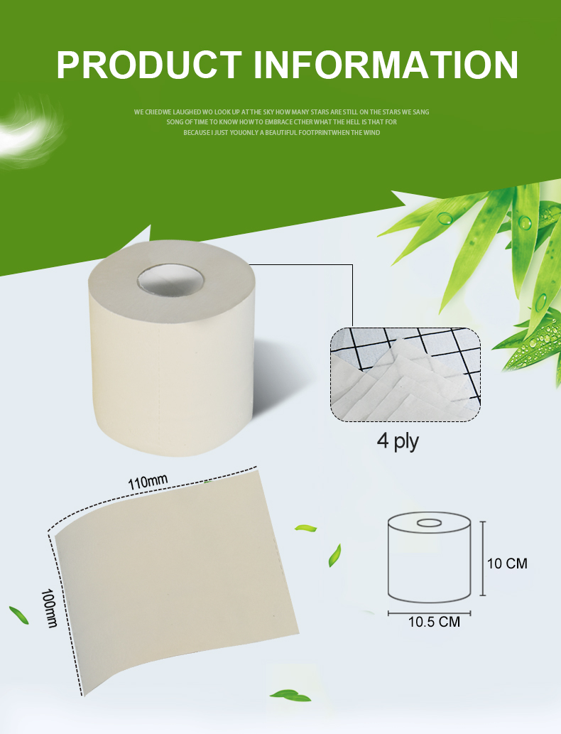Best Price Toilet Paper 10 Roll-up Bathroom Tissue 3 Layer 6 Roll Bamboo Toilet Paper