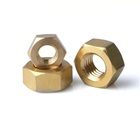 DIN934 M1.6 M2 M2.5 M3 M4 M5 M6 H62 Hexagonal Brass Hex Nuts Hexagon Nut