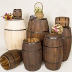 wholesale garden eco-friendly various wooden decoration barrel