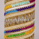 colorful chenille lantern yarn splendid metallic trimming lace golden polyester