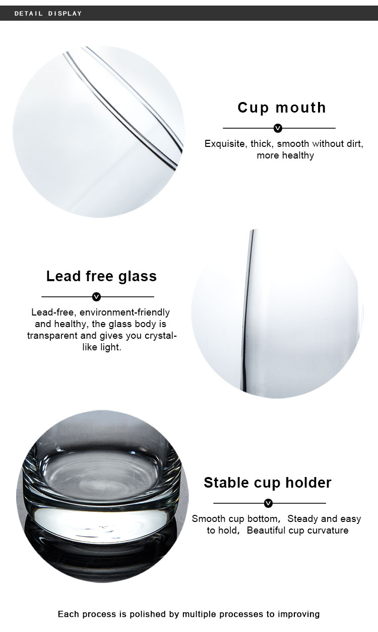 High-volume Wholesale Glassware Tumblers 525ml 355ml Clear Cup Drinking Juice Glass