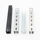 Galvanized Steel Slotted Unistrut C Channel 41 with Stiffener Structure and sawtooth