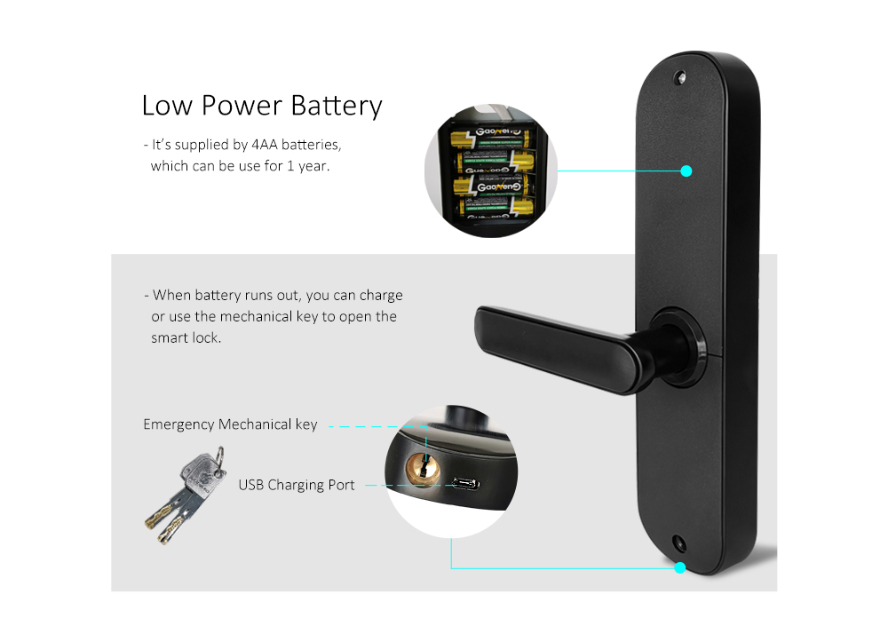 Manufacturer Automatic Keyless Fingerprint Keypad Digital Door Lock for Hotel Apartment Home