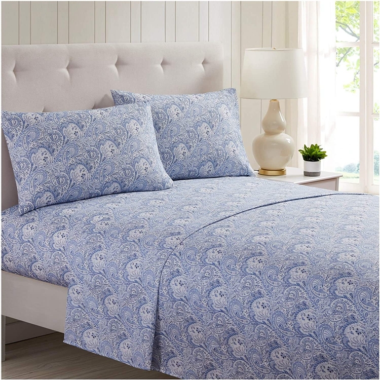 Hot Sale Printed 100% Polyester Microfiber 3D Room Comfort Bed Sheet Set