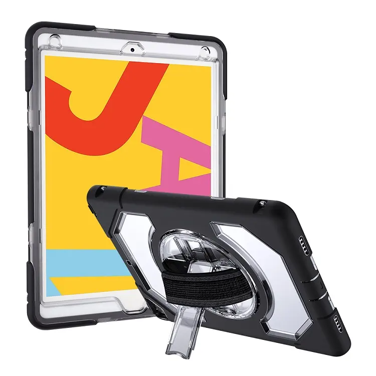 FHL Miesherk изготовленный на заказ Жесткий ПК Мягкий силиконовый чехол-подставка для планшета для iPad 7-го поколения Чехол для iPad 10,2 дюймов