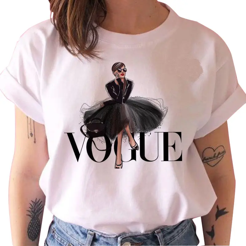Princess Vogue Tee Women Fashion Girls T-Shirts