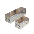 CNC Milling stainless steel bleed hydraulic manifold valve block