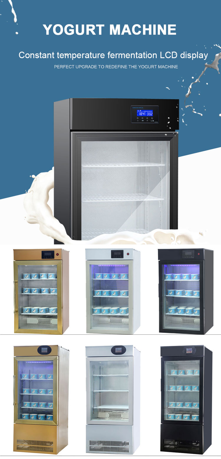 Yogurt / refrigeration / heating display cabinet refrigerator