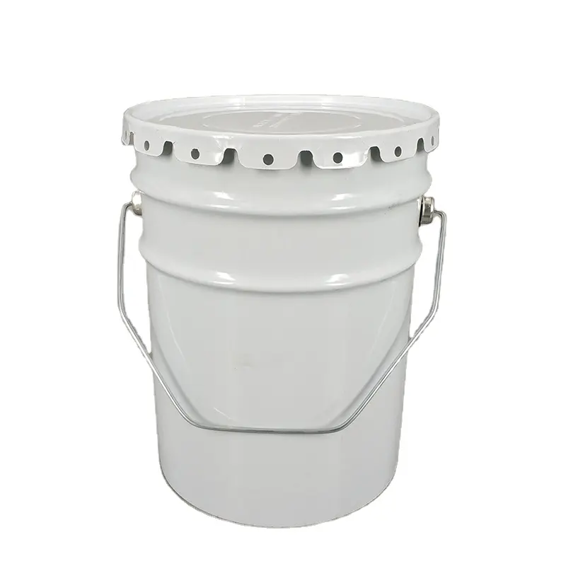 Custom White Coating Paint Tin Pail/ Bucket