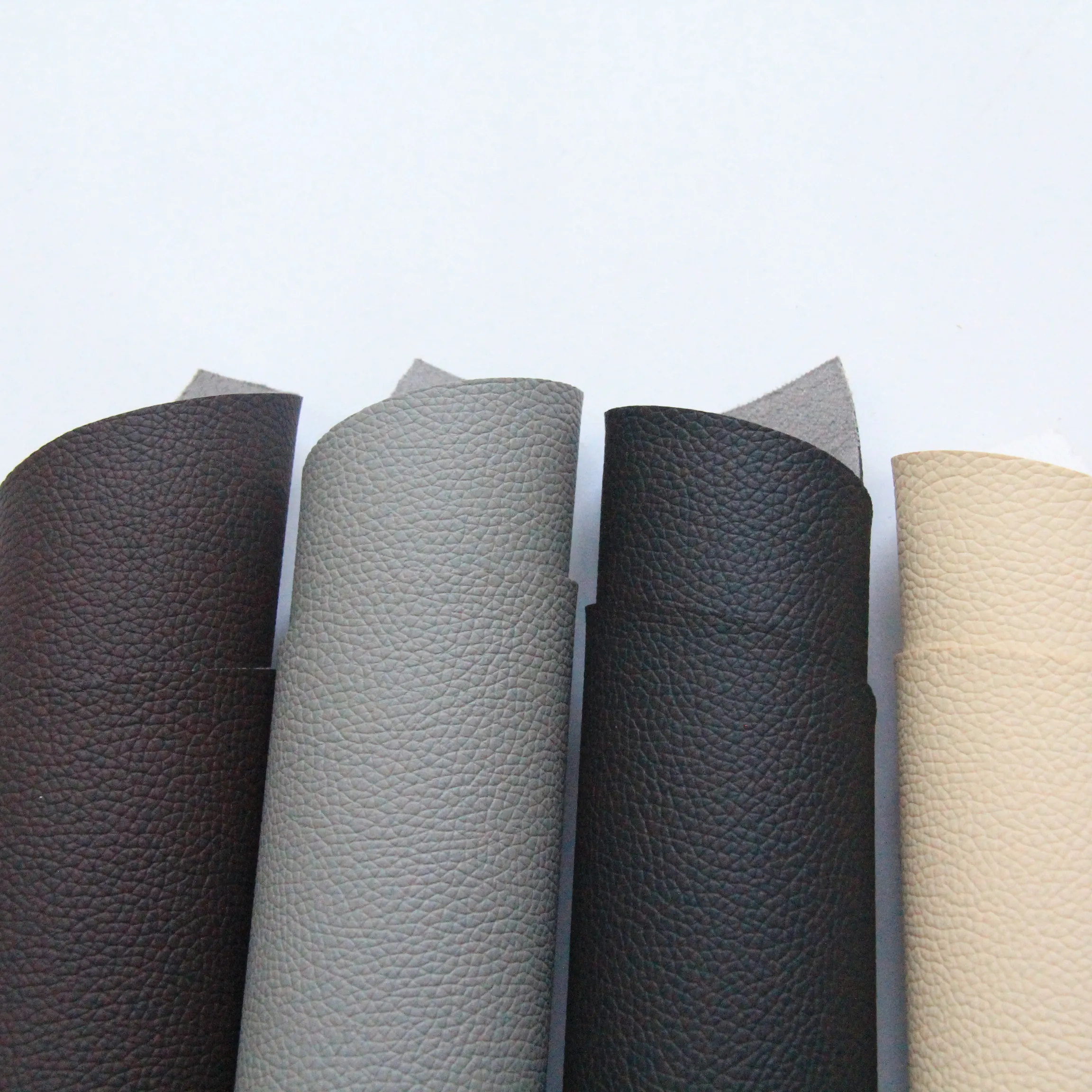 Eco Microfiber Fabric Genuine Imitation Leather Touch Sofa Artificial PU Leather