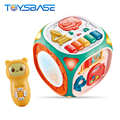Baby Music Activity Cube Toy Six Sides Hand Pat Drum Wisdom Educational Toys