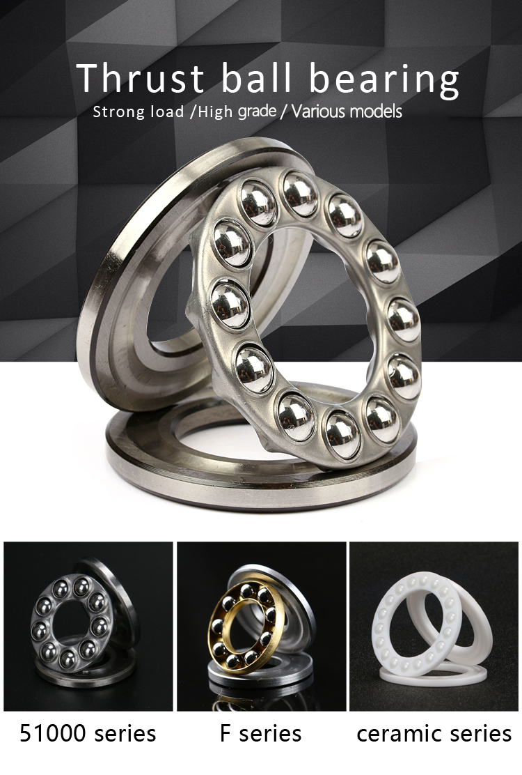 Stainless steel Small miniature thrust ball plane thrust bearing Single direction thrust ball bearing SF4-9M SF4-10M