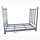 Galvanized foldable stackable commercial storage tire rack metal truck tyre racking