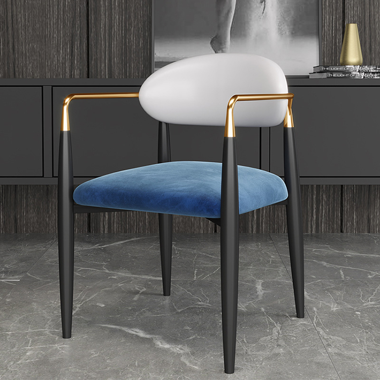 Nordic Light Luxury Armrests Home Restaurant Modern  Dinning Chair for dining room