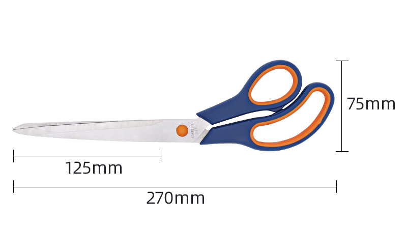 11 inch rubber handle home office sewing tailor tailor's scissors