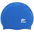 single color silicone swimming cap and adult swimming hat made by direct factory