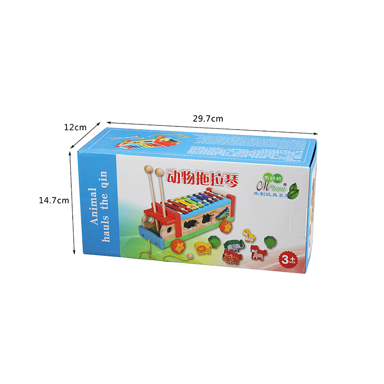 Xylophone Released Kids Early Music Perception Training Educational Toys Animal Educational Toys Hot Selling Wooden Bus Car New