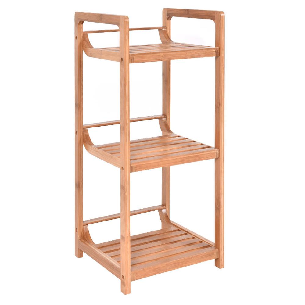 Bamboo shoe rack, entryway shoe storage rack, eco-friendly bathroom storage hanging bookcase corner desk umbrella rack goods