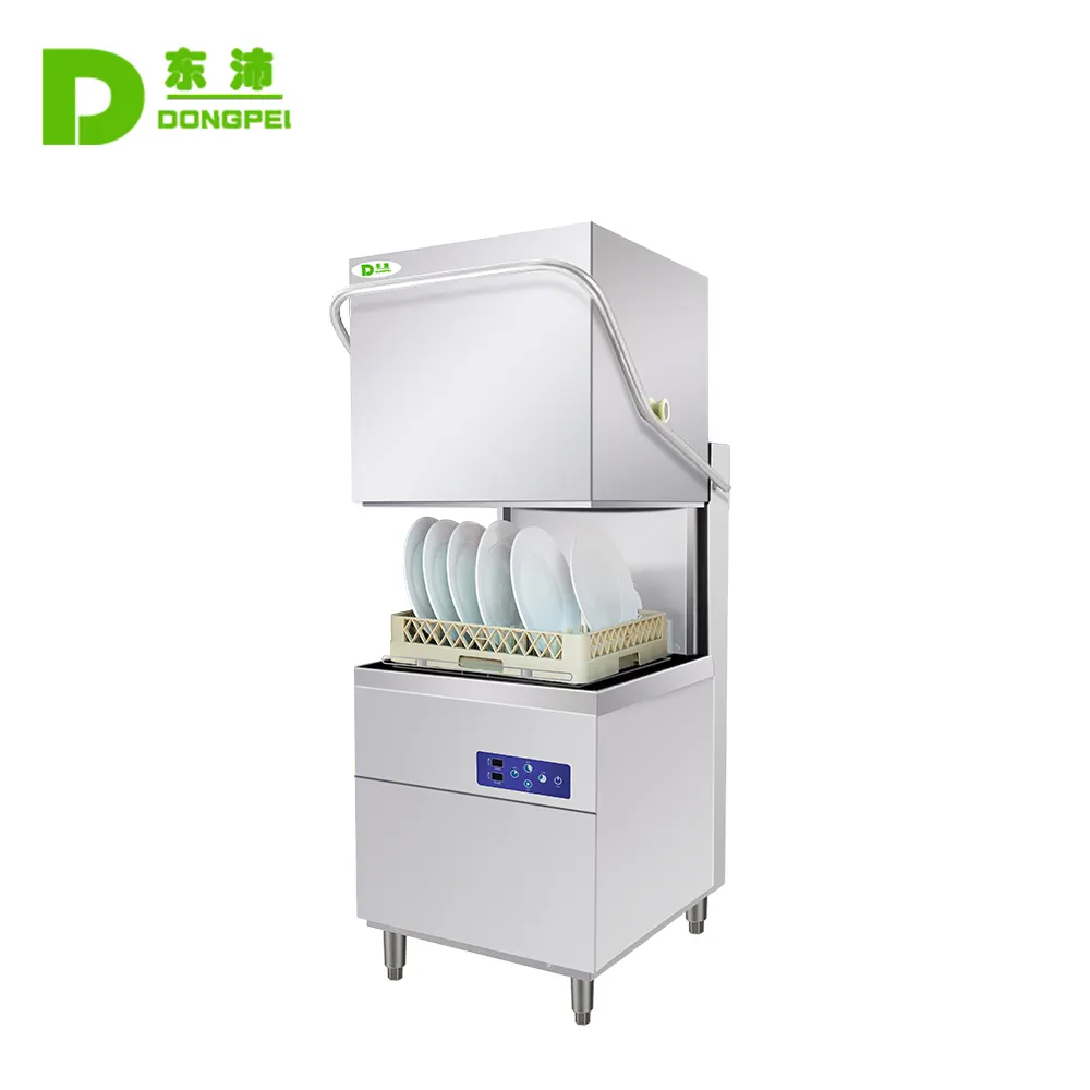 Commercial Hood Type Dishwasher/ Electric Dish Washer Machine For School Restaurant Hotel
